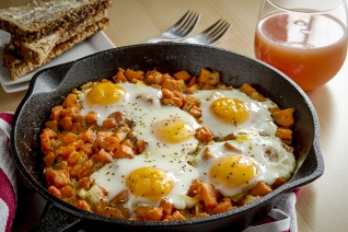 Hash de patata dulce rápido y saludabl