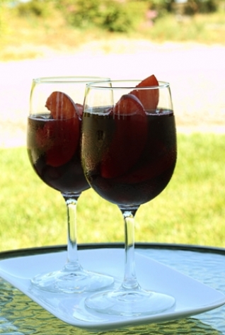 Sangría de hibisco