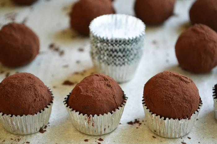 Caramelo cl&aacute;sico de trufa de chocolate