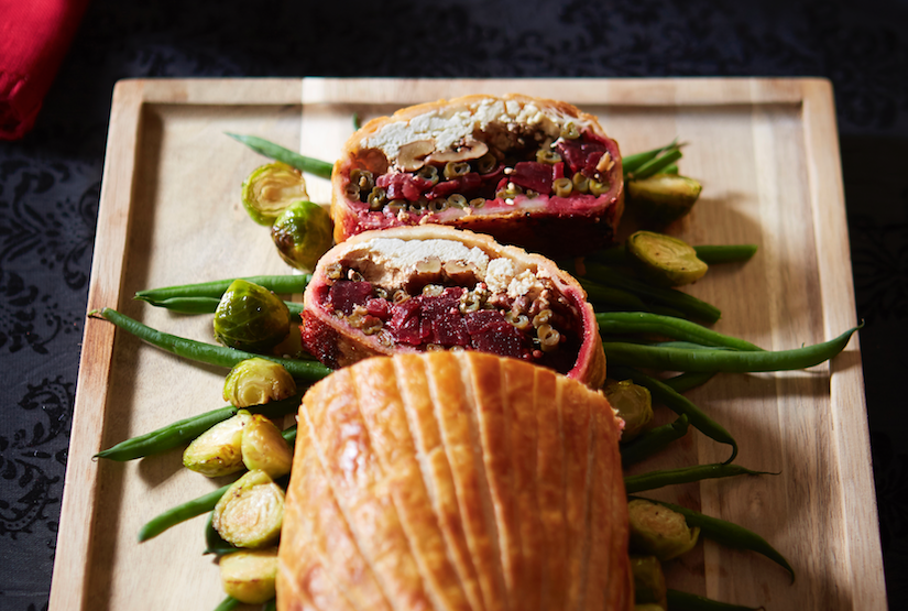 Vegetales sin gluten Wellington