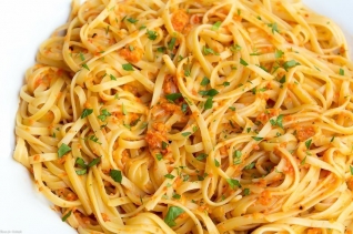 Linguine De Pimiento Rojo Asado Cremoso
