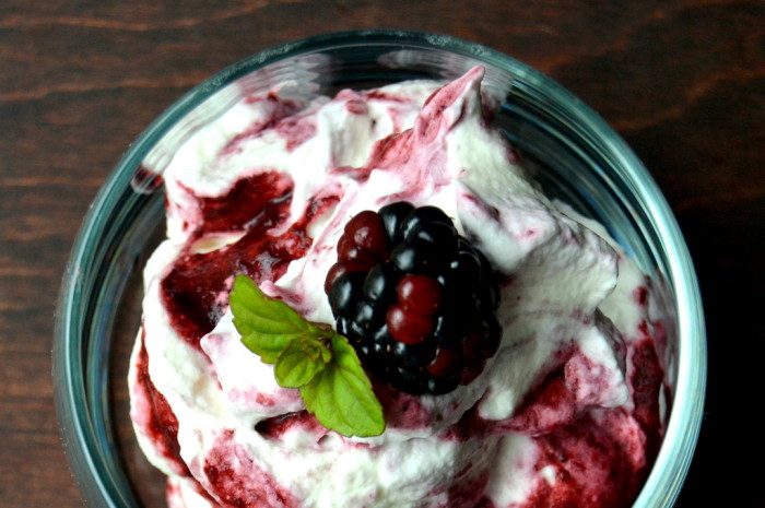 Brandied Blackberry Fool 6