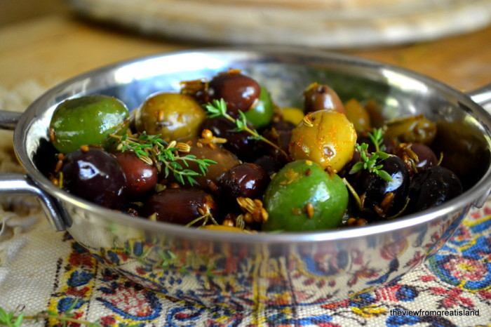 Lundi minimum: olives grillées
