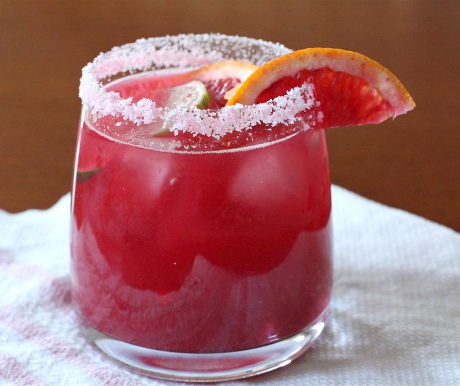 Margarita de naranja sanguina