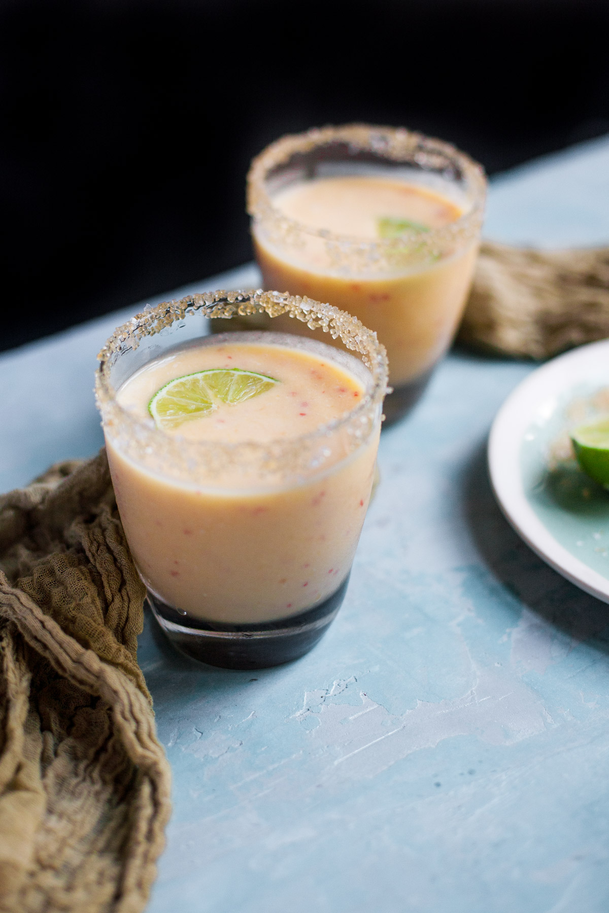 Margaritas De Melocot&oacute;n De Pi&ntilde;a