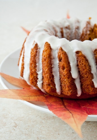 Mini Calabaza Bundt Con Esmalte Bourbon