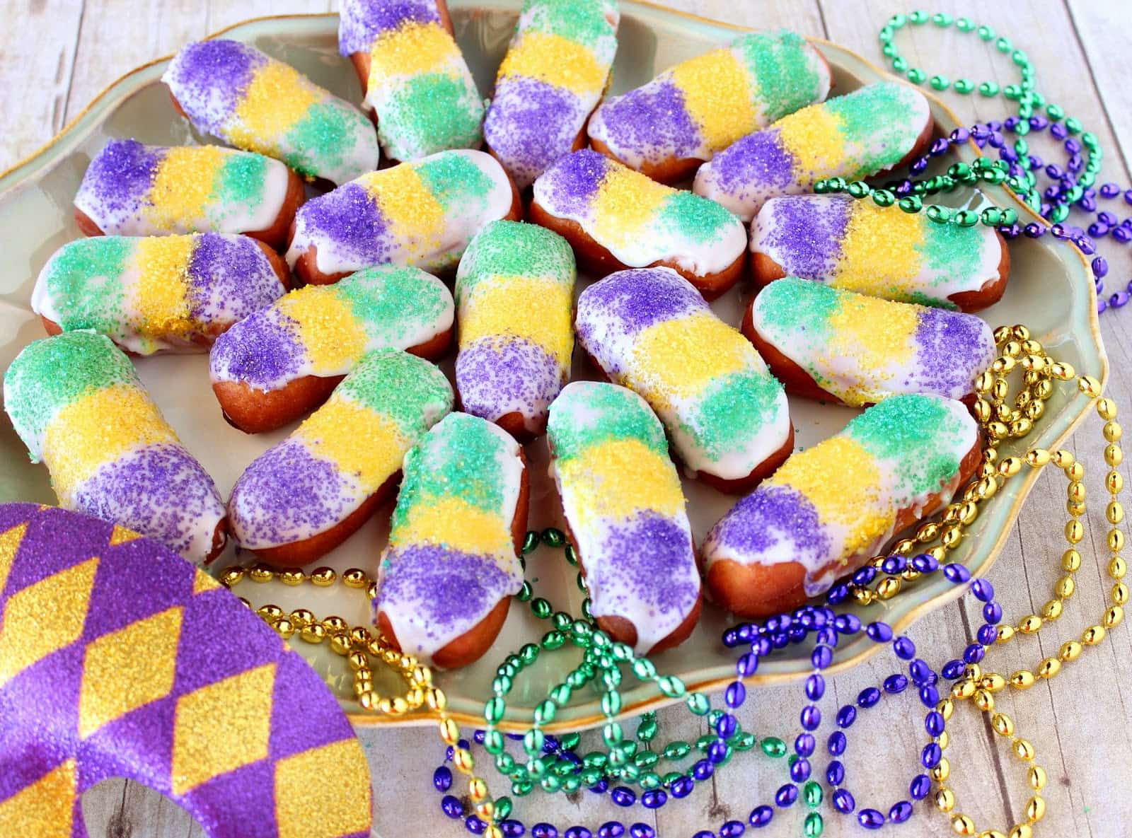 Mini Long Johns para Mardi Gras