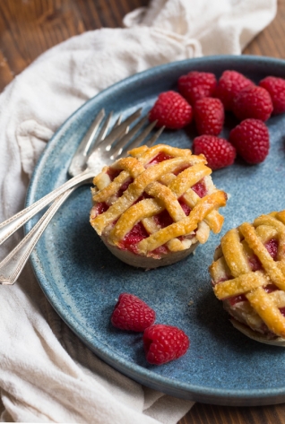 Mini Pies De Frambuesa