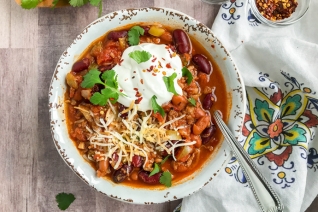 Mi chili instantáneo fácil y saludable favorito favorito