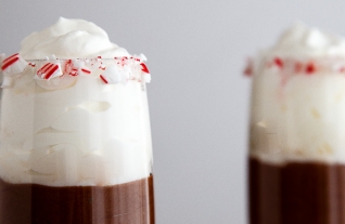 Mousse de menta de chocolate {flacos}