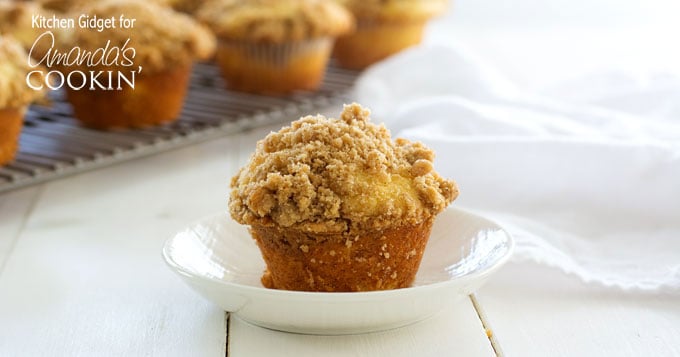Muffins de canela y streusel