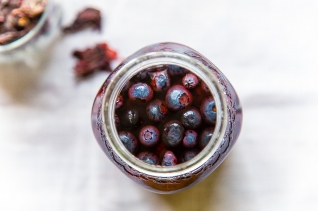 Arándanos infundidos de té {¡tantos usos!}
