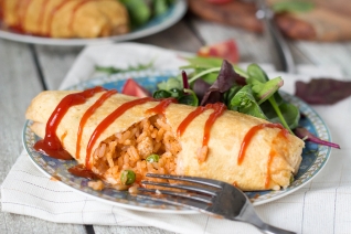Tortilla Japonesa De Arroz (Omurice)