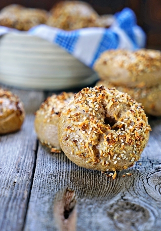 Pan de masa fermentada Todo Bagels