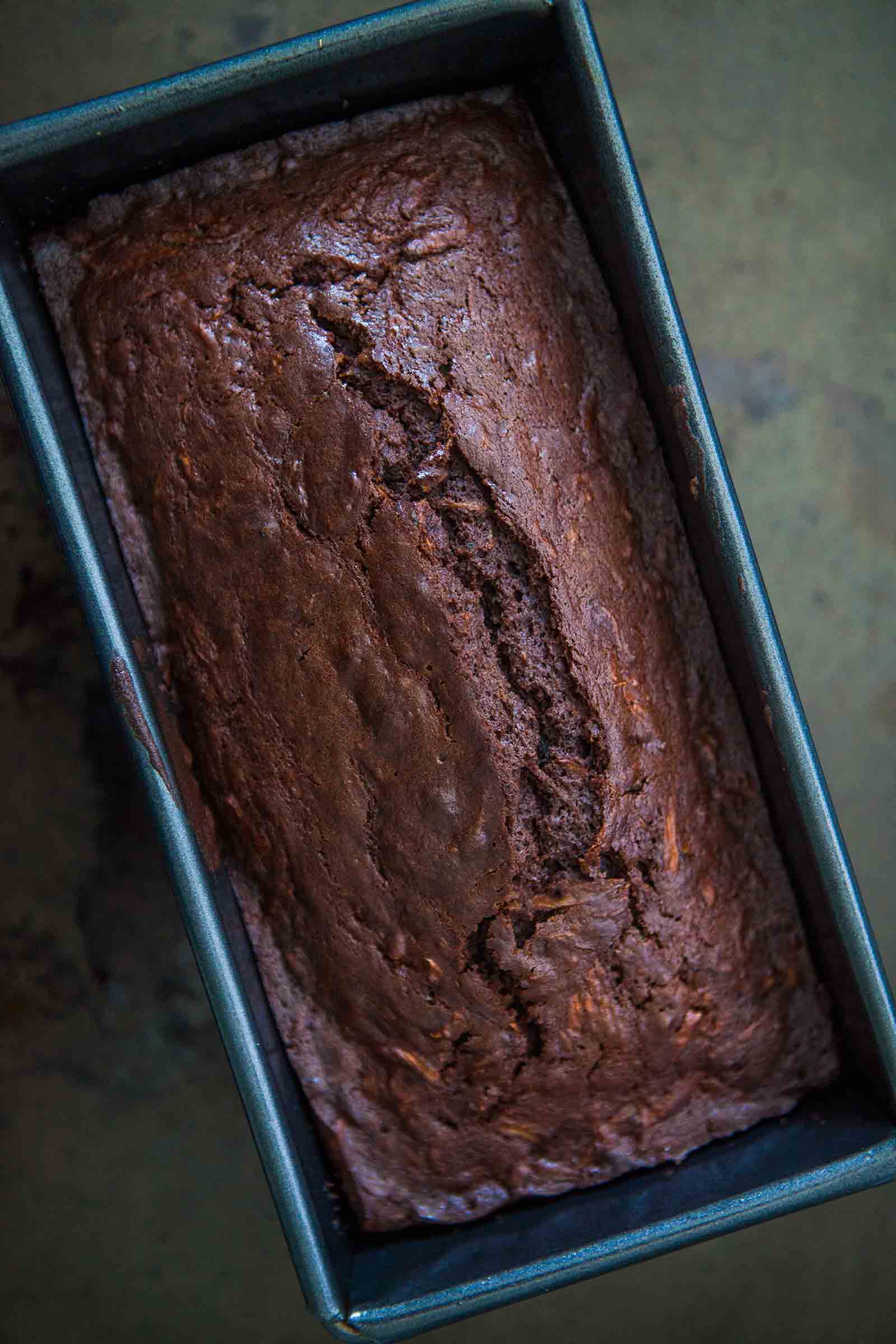 Pain au zucchini et chocolat