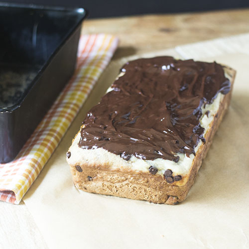 Pan de pl&aacute;tano con chispas de chocolate vegano #dessert #vegan #chocolate #bananas