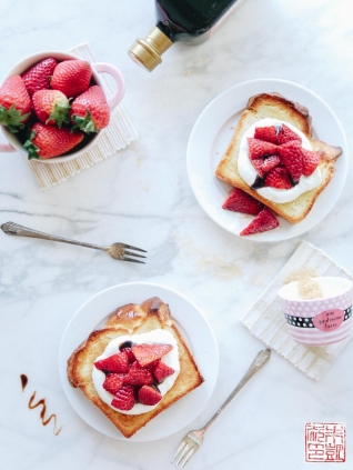Tostada De Brioche De Fresa Balsámica