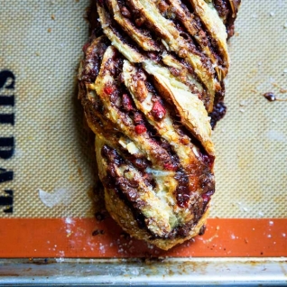 Peppermint Crunch Nutella Pan Trenzado