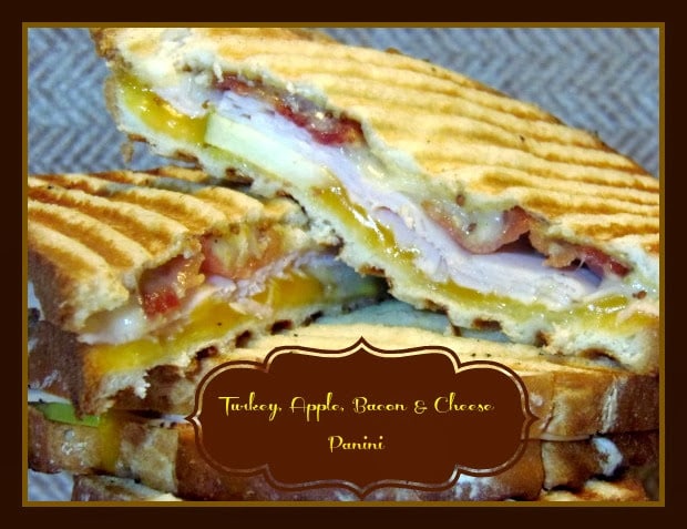 Panini de pavo, manzana, tocino y queso ⋆ Kudos Kitchen de