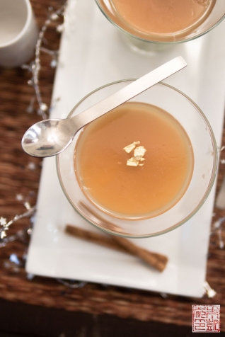 Sidra De Manzana De Vainilla Panna Cottas