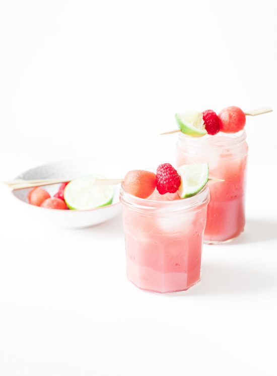Sandía Frambuesa Agua Fresca - Un Batidor Calculado