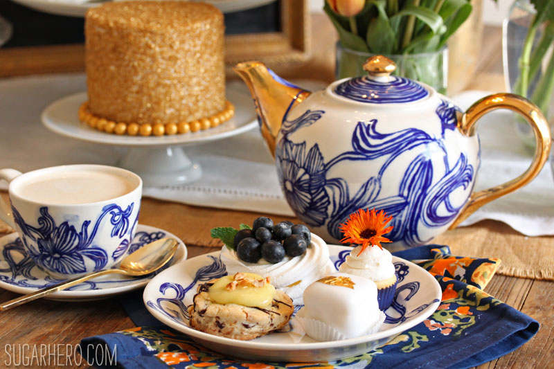 Pavlovas de arándanos