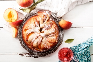 Kuchen de melocotón alemán: un tratamiento de temporada perfecto