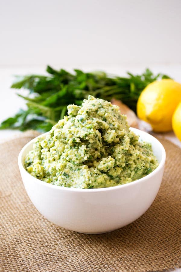 Pesto De Limon Y Alcachofas