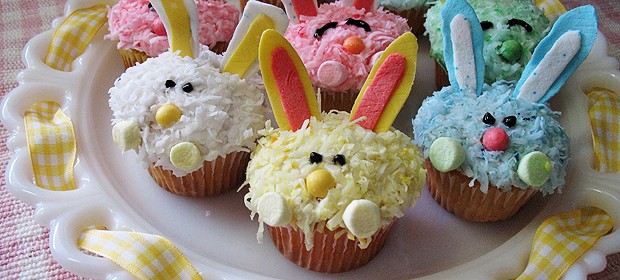 Easter Bunny Cupcakes