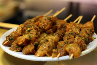 Pinchos Morunos (Pinchos De Cerdo Español)