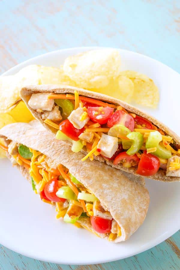 Pitas De Veggie De Pollo