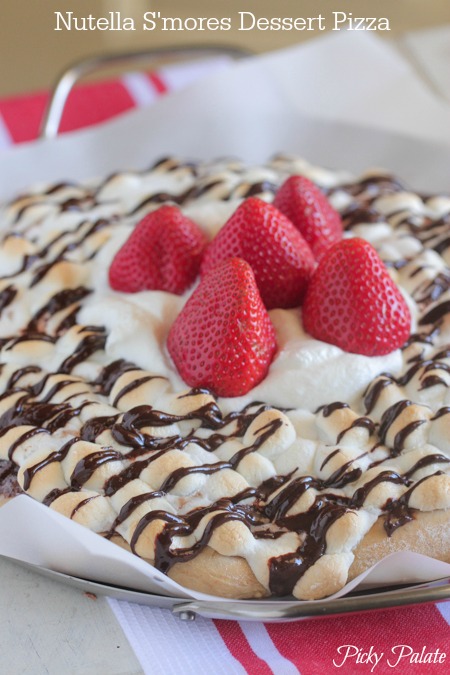 Pizza De Postre De Nutella S