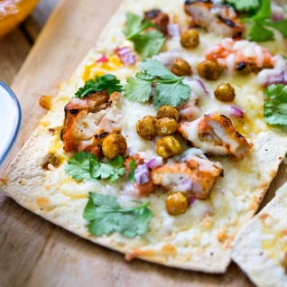 Tandoori Chicken Flatbread Pizza