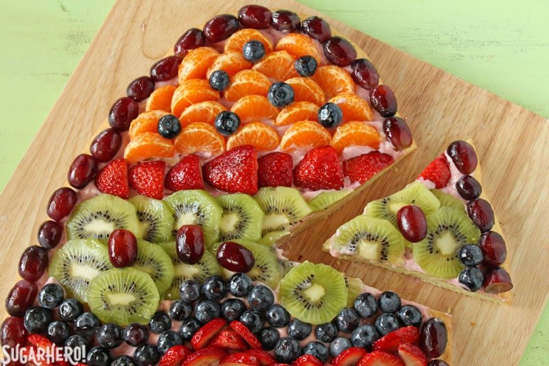 Huevo De Pascua Fruta Pizza