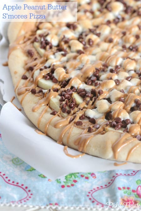 Mantequilla De Cacahuete De Manzana Pizza S