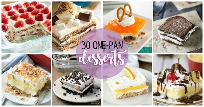 Más de 30 recetas de postres de una sartén
