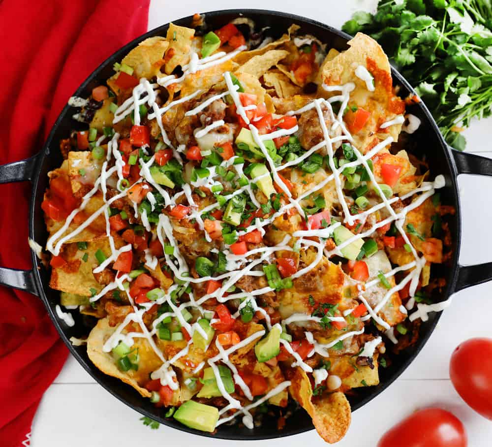 Sartén Nachos De Carne