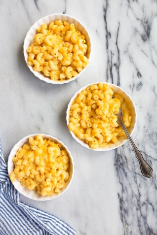 Maceta instantánea y queso