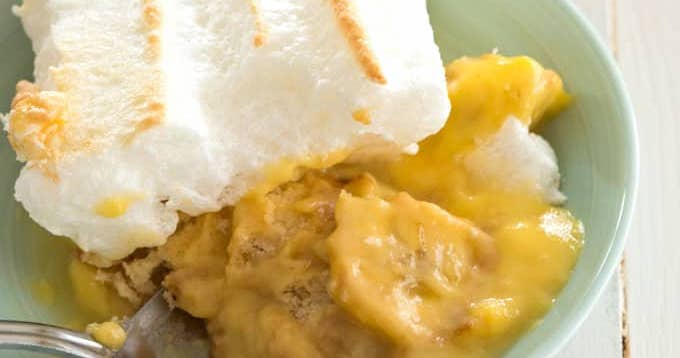 Pudín de plátano casero