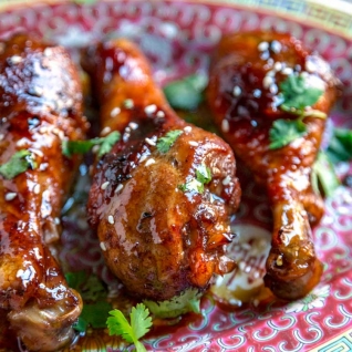 Pollo Al Horno Con Sésamo