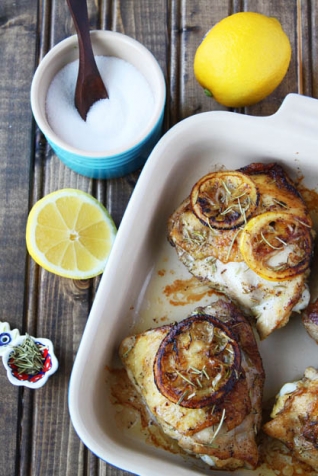 Cena para dos: Rosemary-Limón Pollo