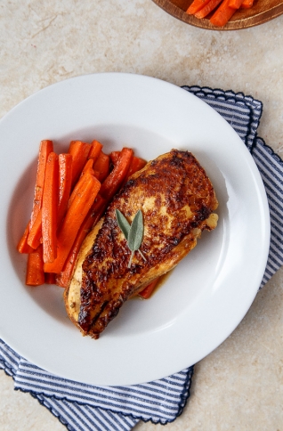 Pollo Esmaltado De Sidra De Manzana