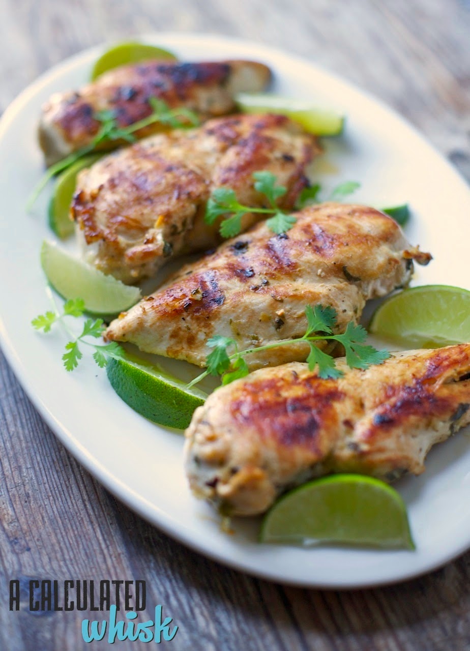 Cilantro Cal Pollo A La Parrilla - Un Batidor Calculado