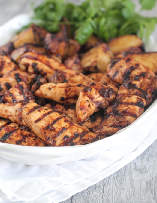 Pollo A La Parrilla Y Patatas