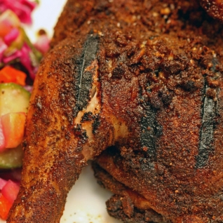 Pollo a la parrilla iraquí (Djaj Bil-Bahar Il-Asfar)