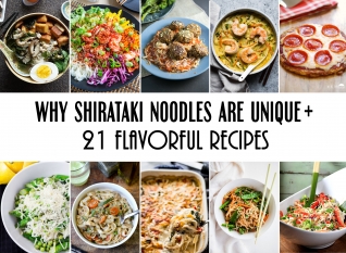 ¿Por qué los tallarines de Shirataki son recetas únicas de sabor 21?