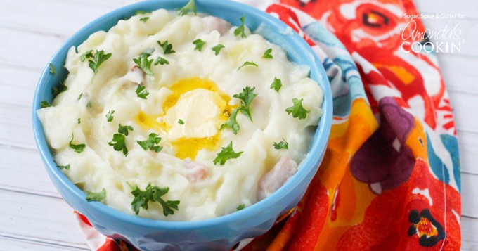 Puré de papas Colcannon