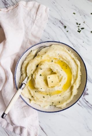 Puré de patatas instantáneo para dos