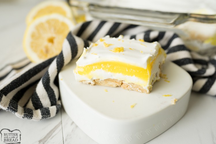 postre exuberante de lim&oacute;n