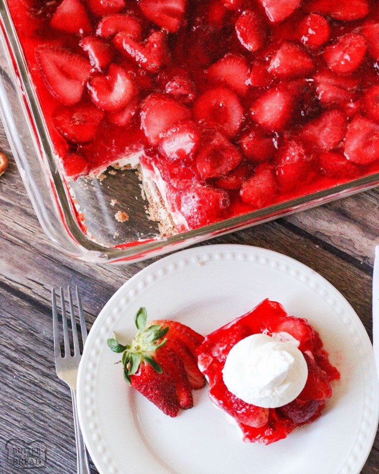 RECETA DE ENSALADA DE PRETZEL DE FRESA